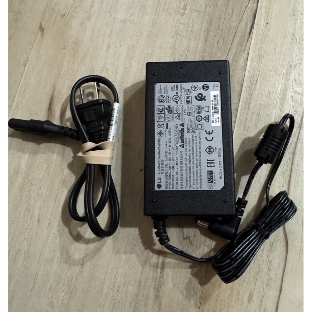 LG OEM DA-50F25 25V 2A 50W  AC Adapter